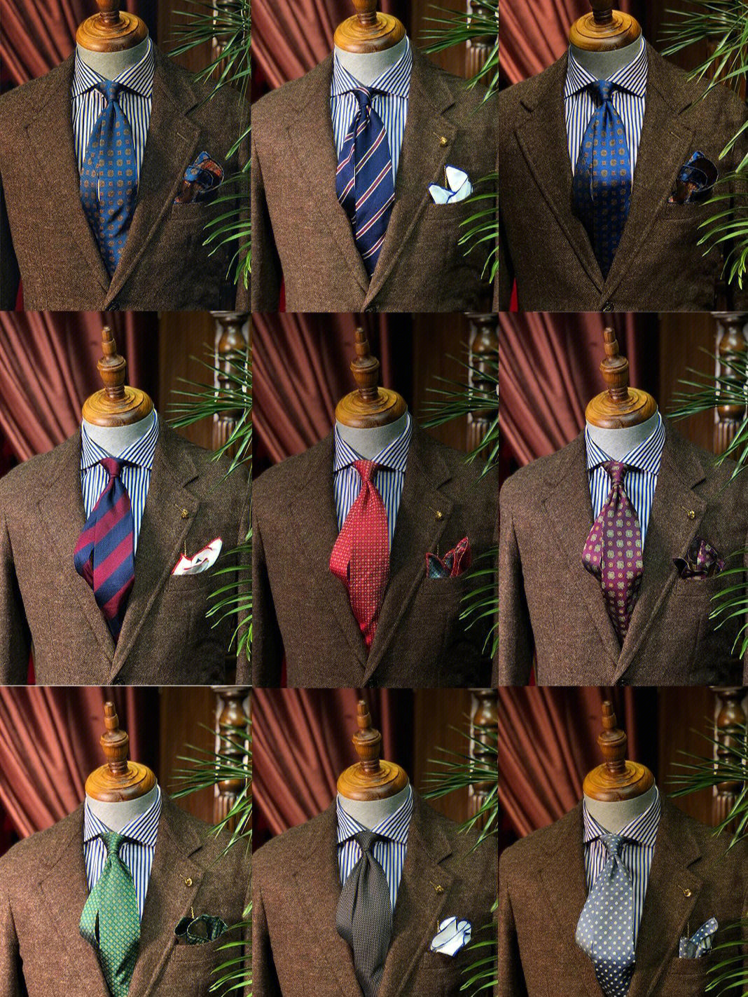 领带摆设造型图片