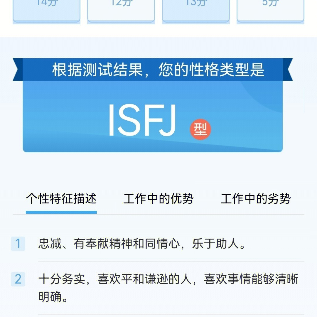 16种人格测试
