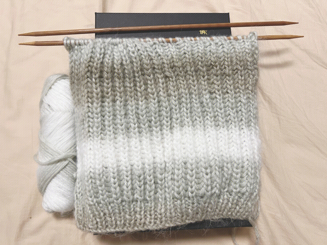 细羊毛线织围巾的织法图片
