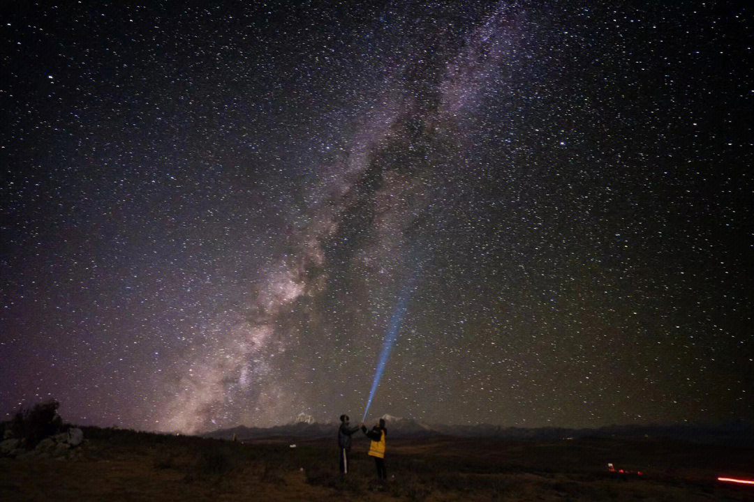 鱼子西星空照片图片