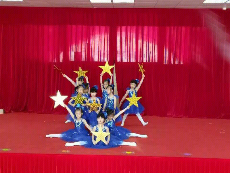 幼儿园集体舞蹈队形图片