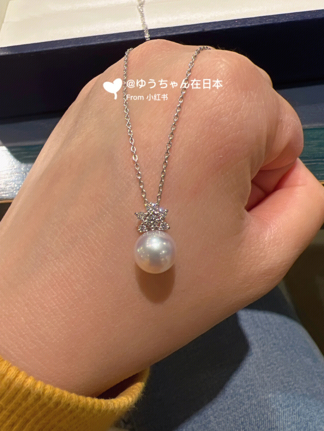 御木本mikimoto#baby#暖春樱花季#雪花#时尚穿搭#项链叠戴