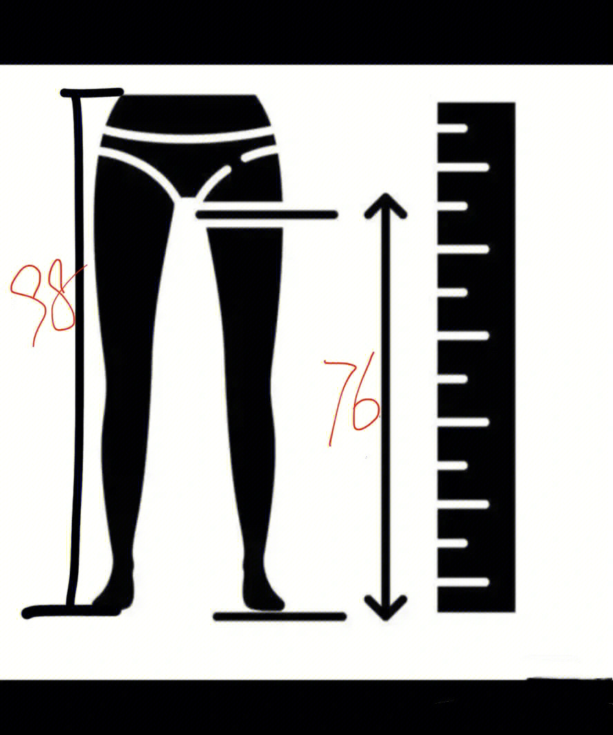 腿长从哪量正确图解图片