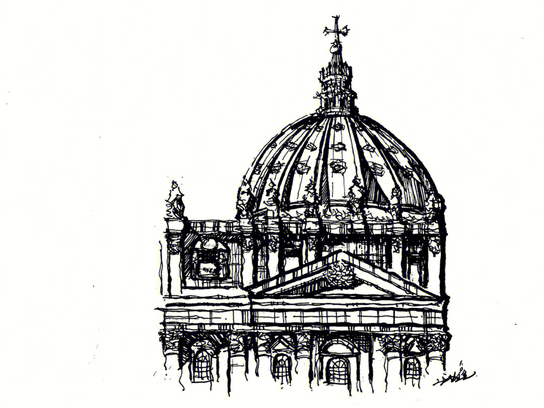 圣彼得大教堂平面图片