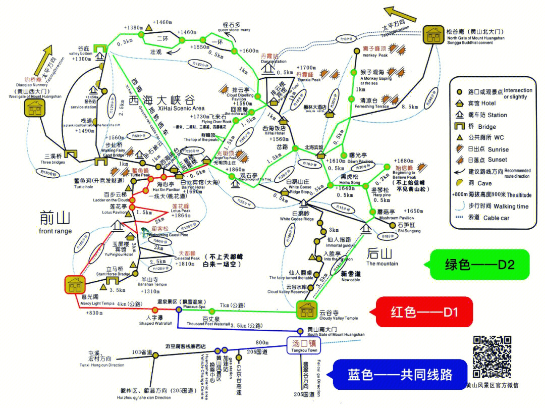 屯溪湖边古村落路线图图片