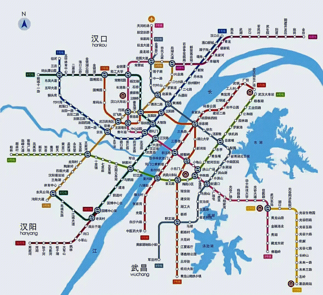 武汉地铁完整版全图图片