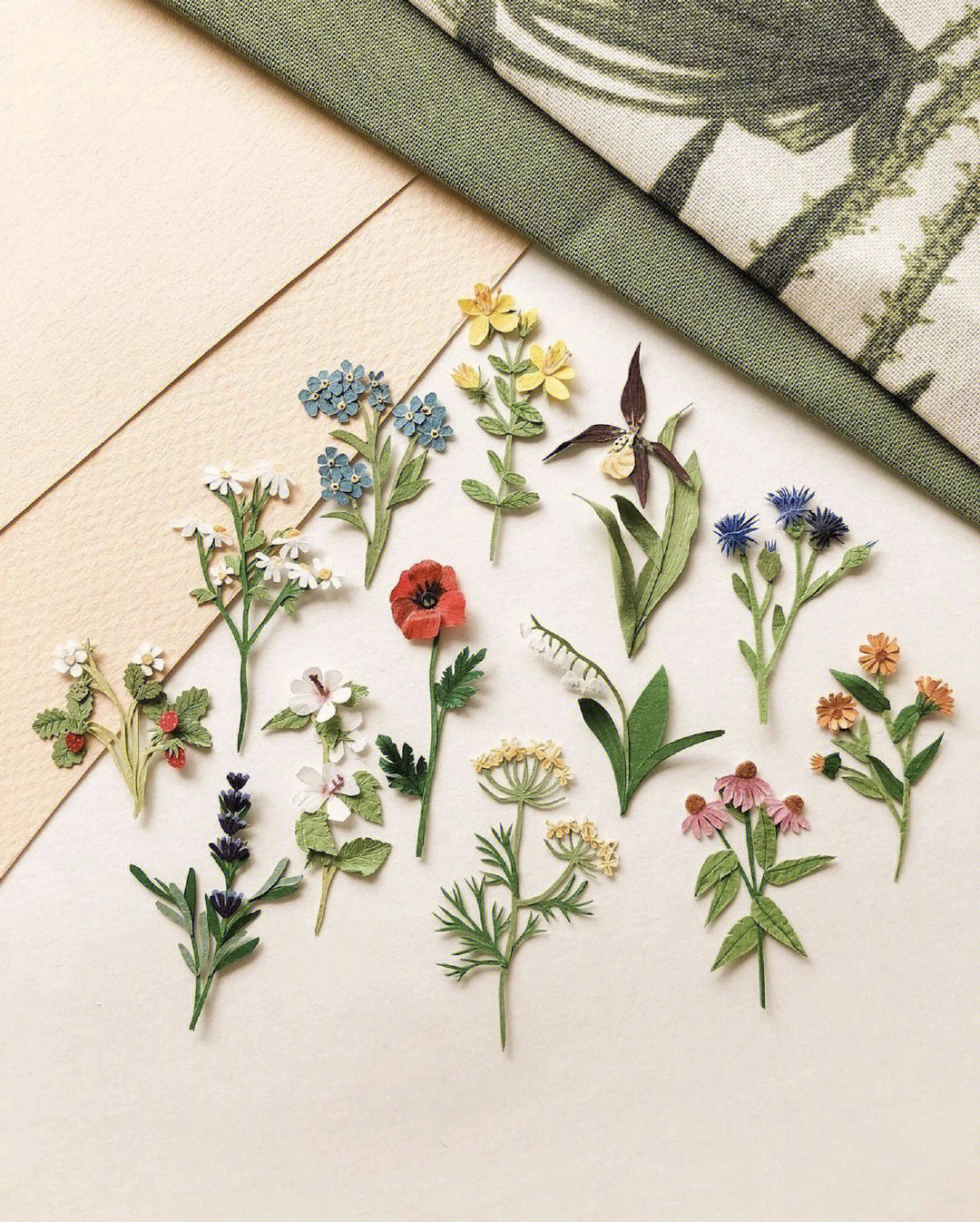 纸雕花卉的简单方法图片