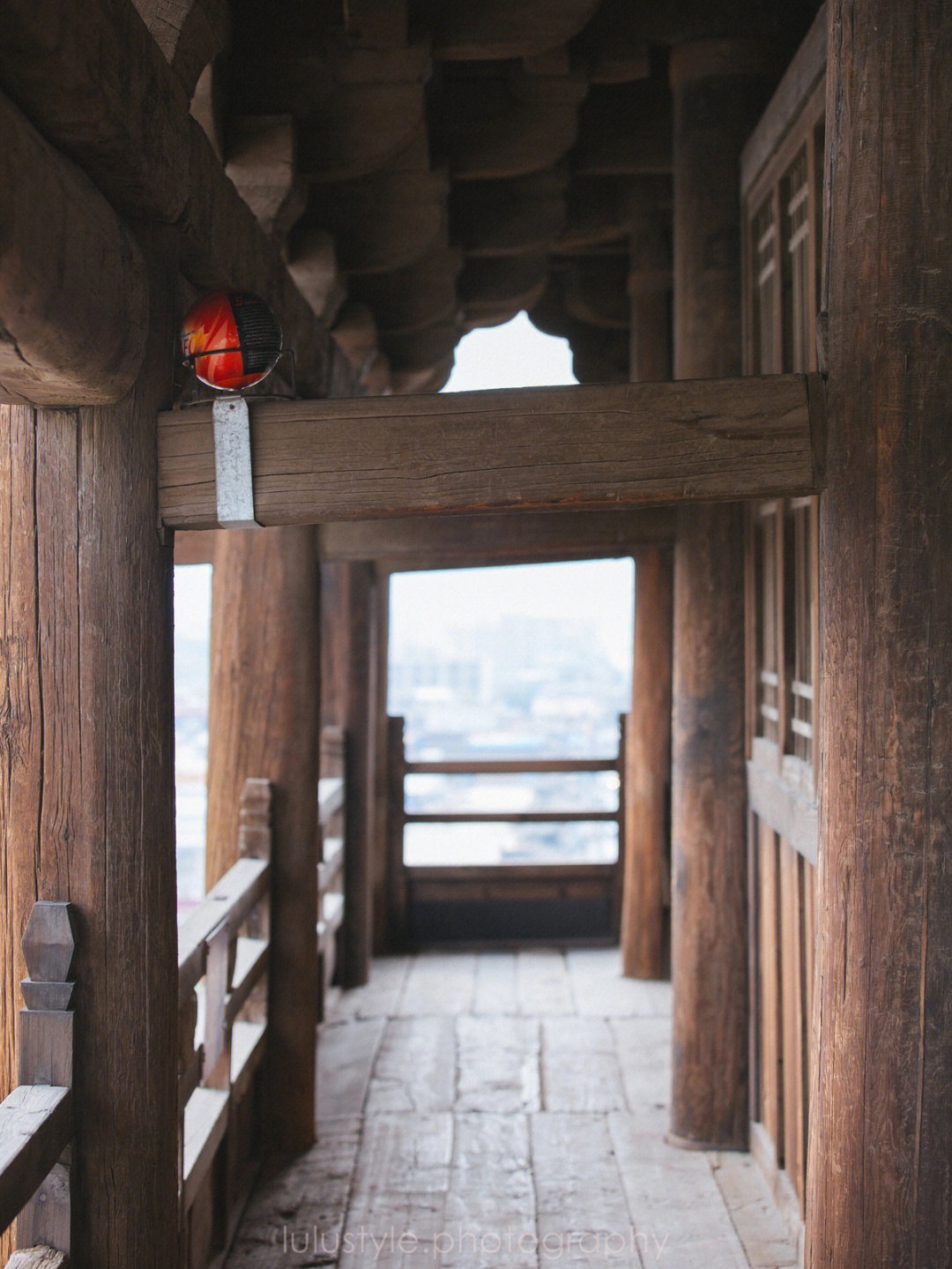 山西代县边靖楼②我正在城楼观山景