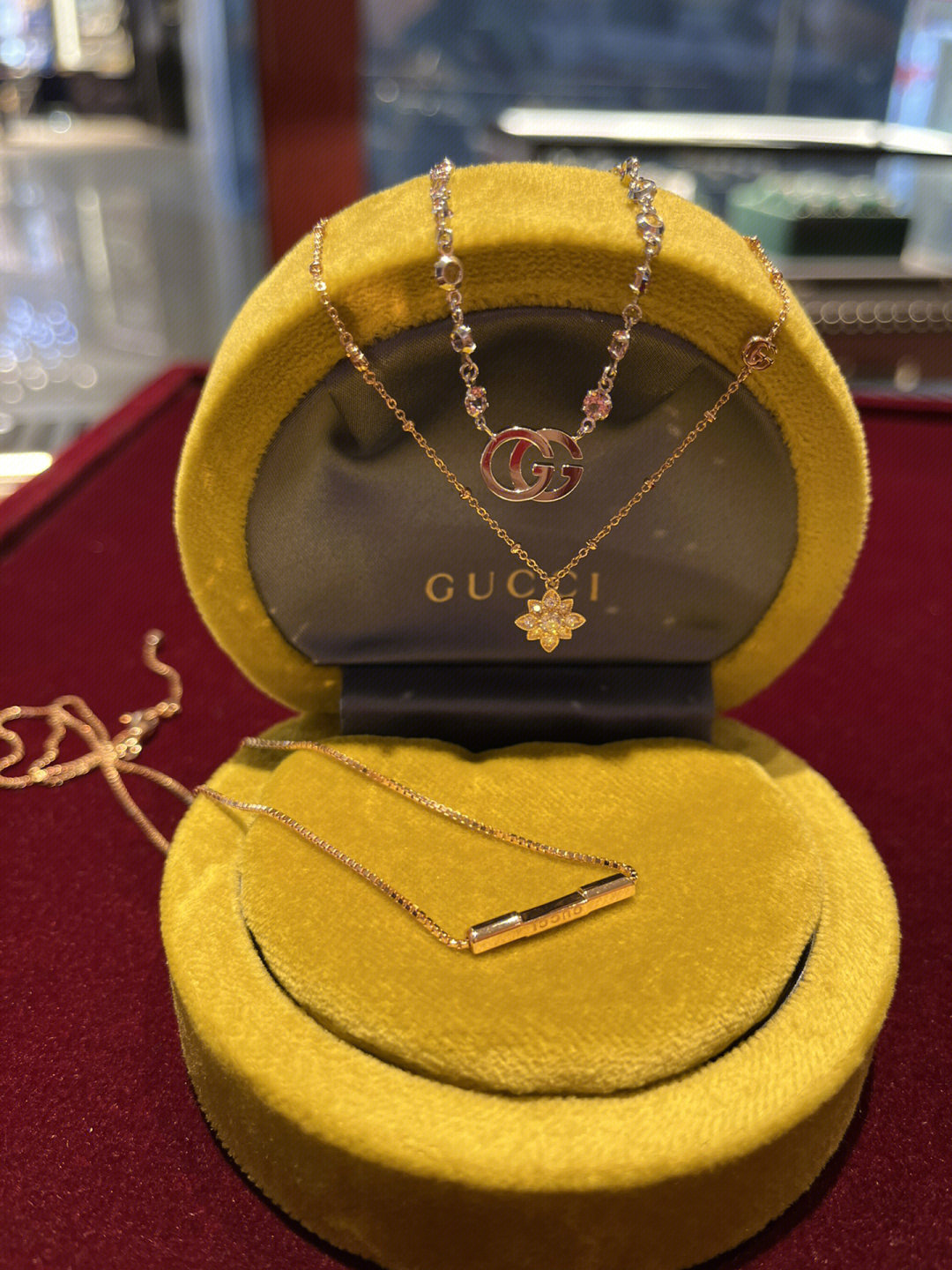 gucci项链价格图片