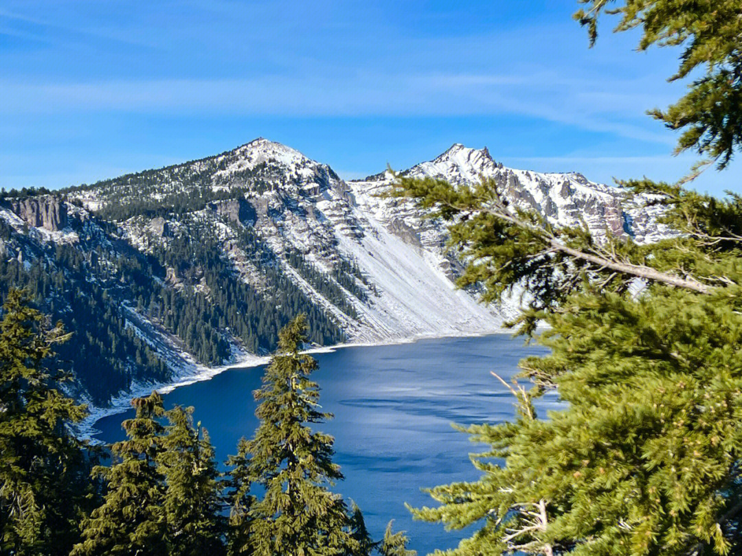 美国最深的火山口湖craterlake