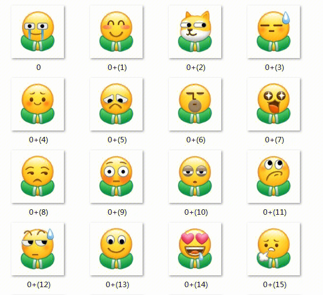一串emoji表情生孩子图片