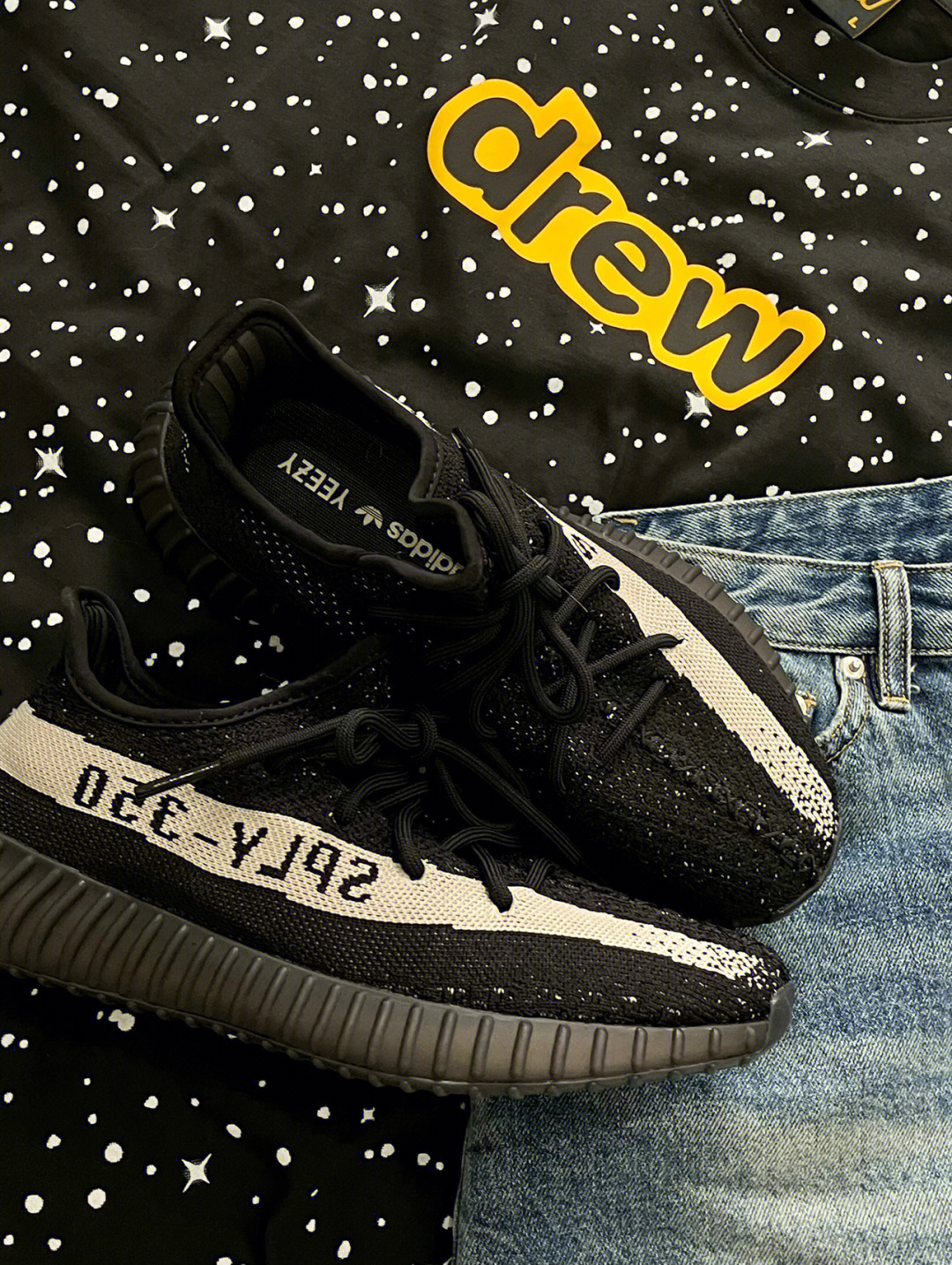 上脚更好看的鞋yeezy350v2oreo