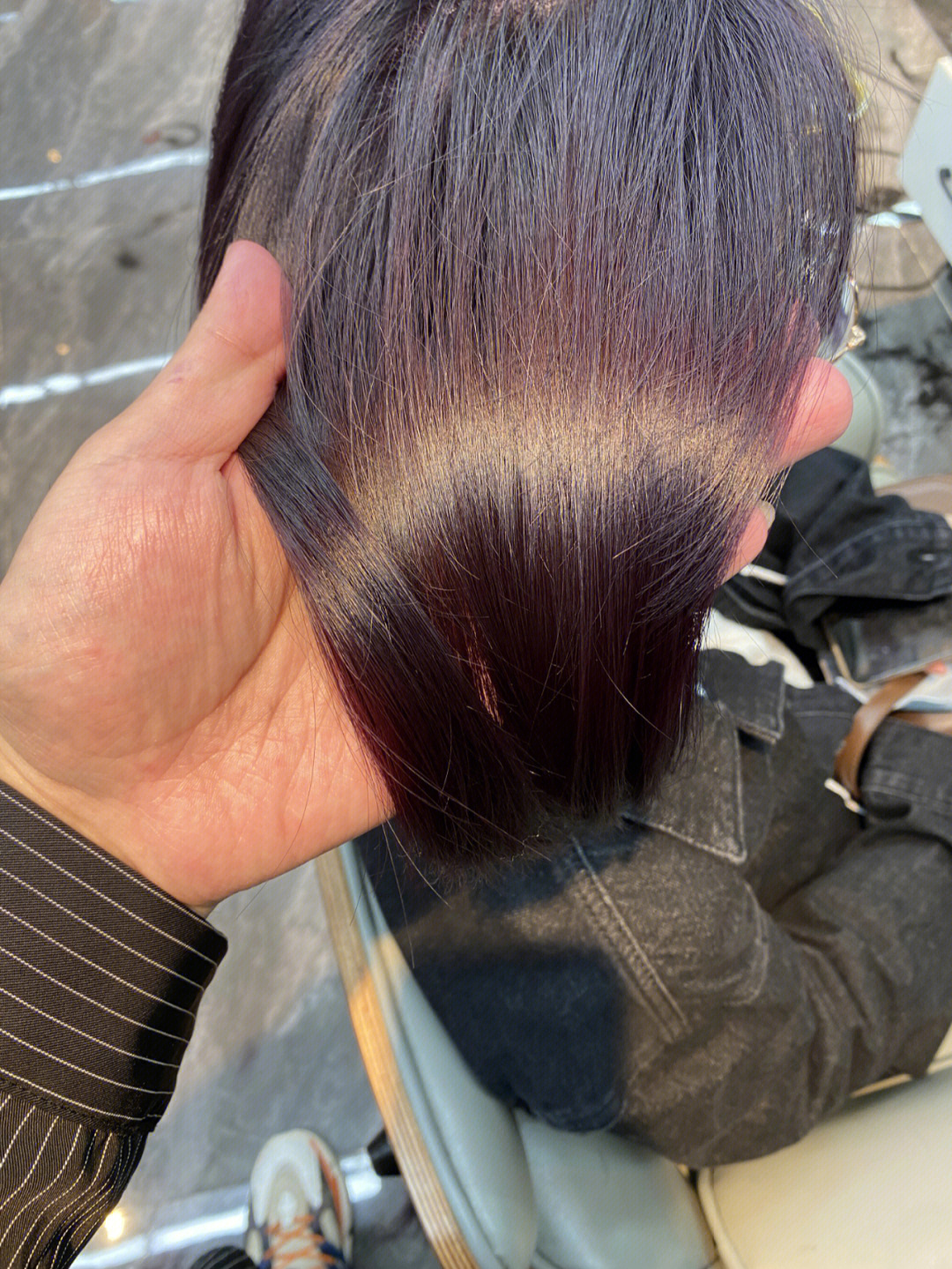 香芋紫掉色过程图片
