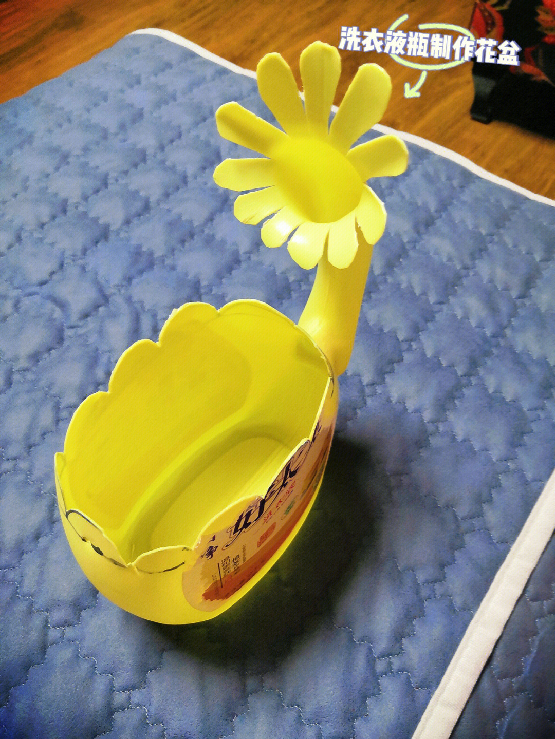 洗衣液瓶自制花盆