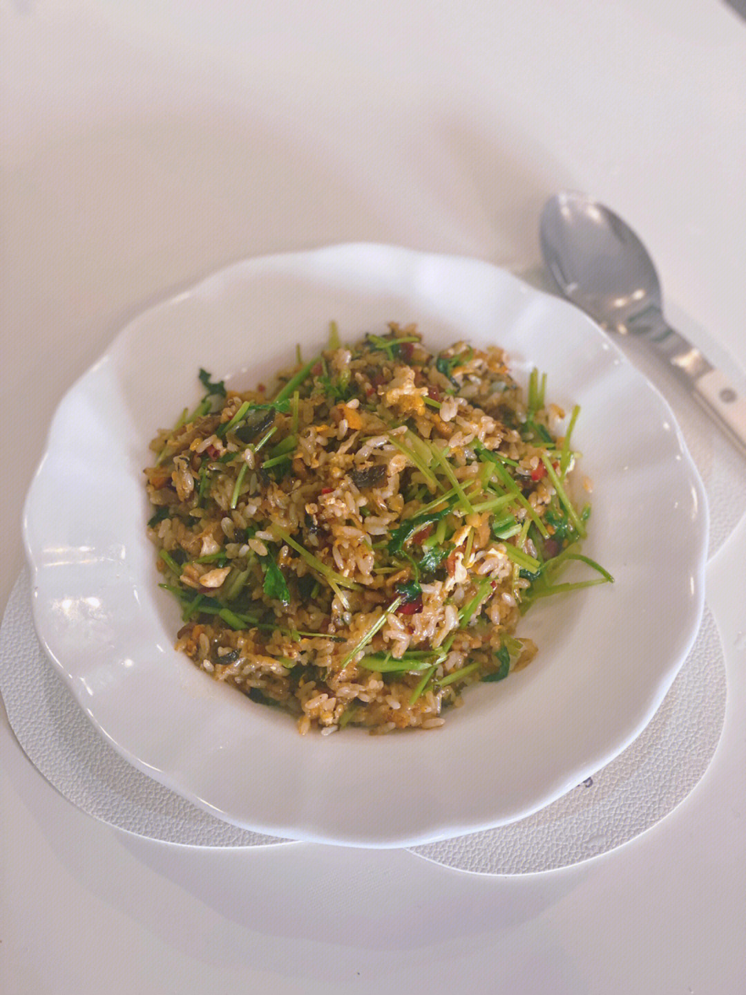 外婆菜香菜炒饭