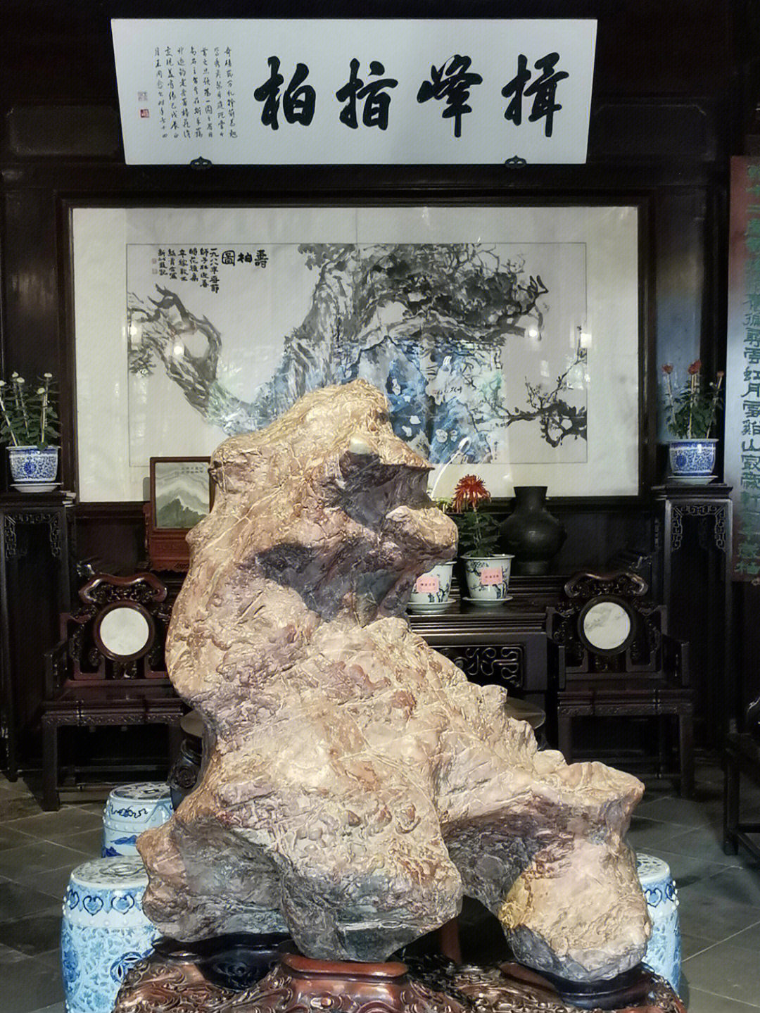 狮子林景点6揖峰指柏轩