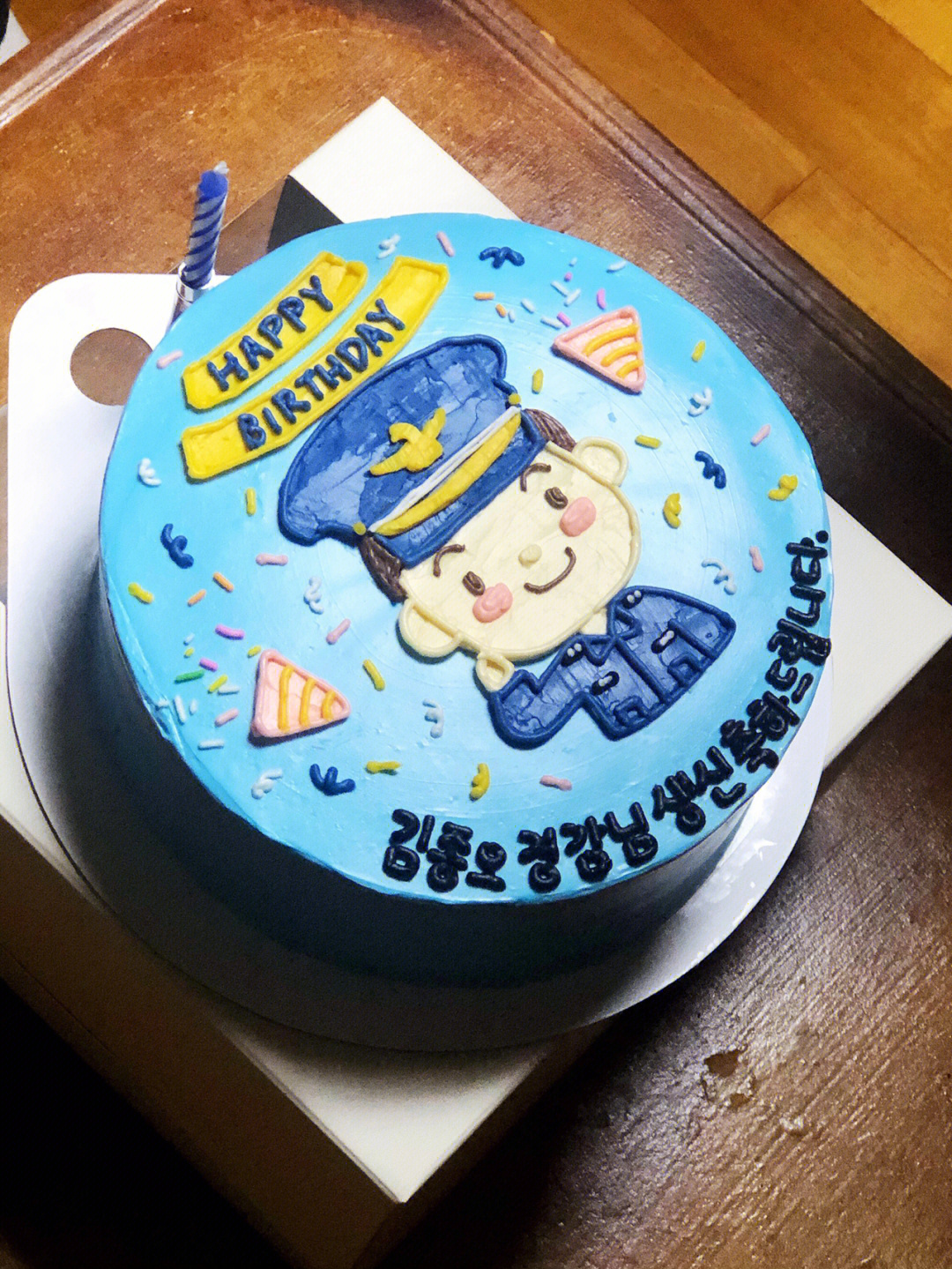 警察老公生日蛋糕图片图片
