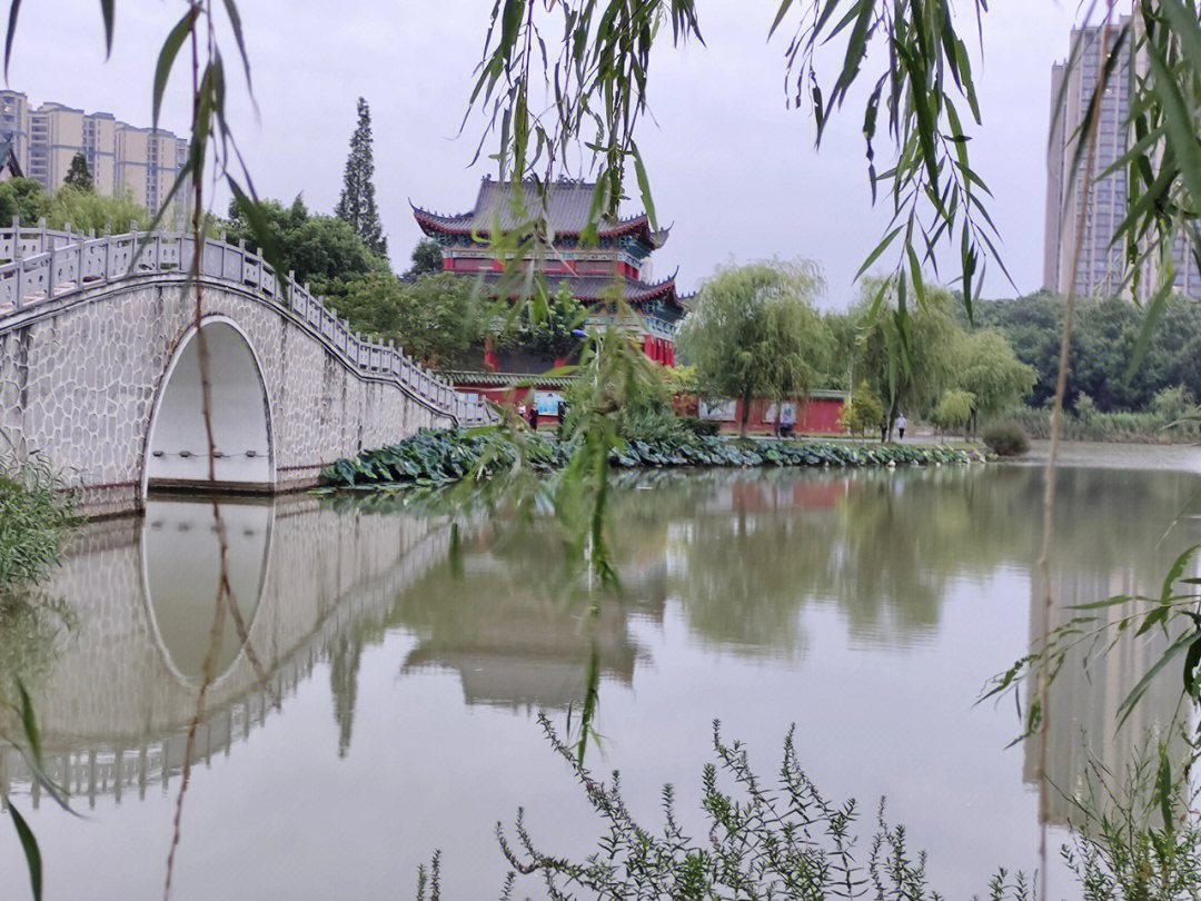 南县洗马湖公园建设图片