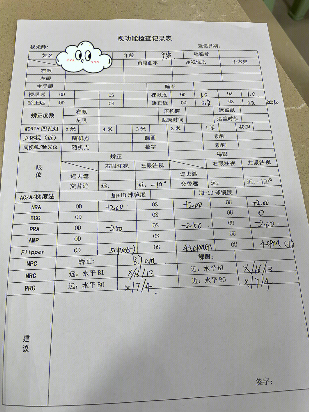 视功能检查基本5项图片