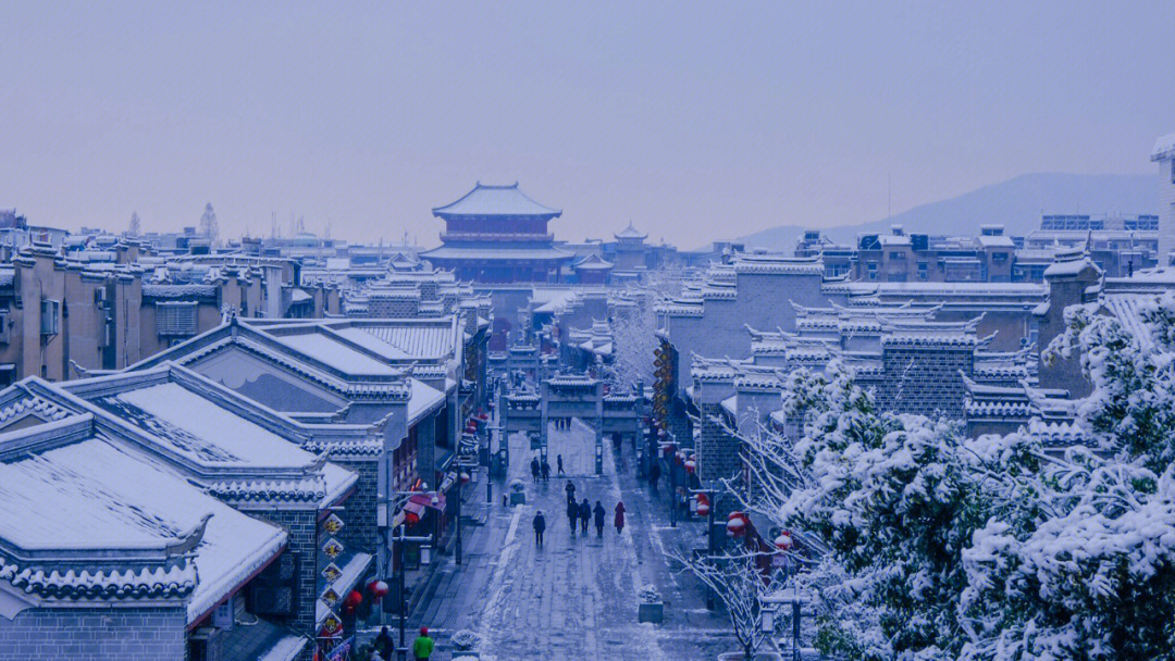 2022春节假期的最后两天,总算是赶上了襄阳的雪.