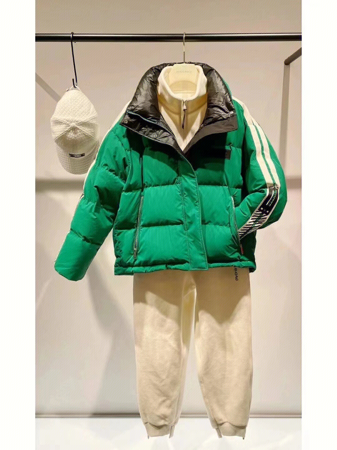 绿色羽绒服太好看啦78