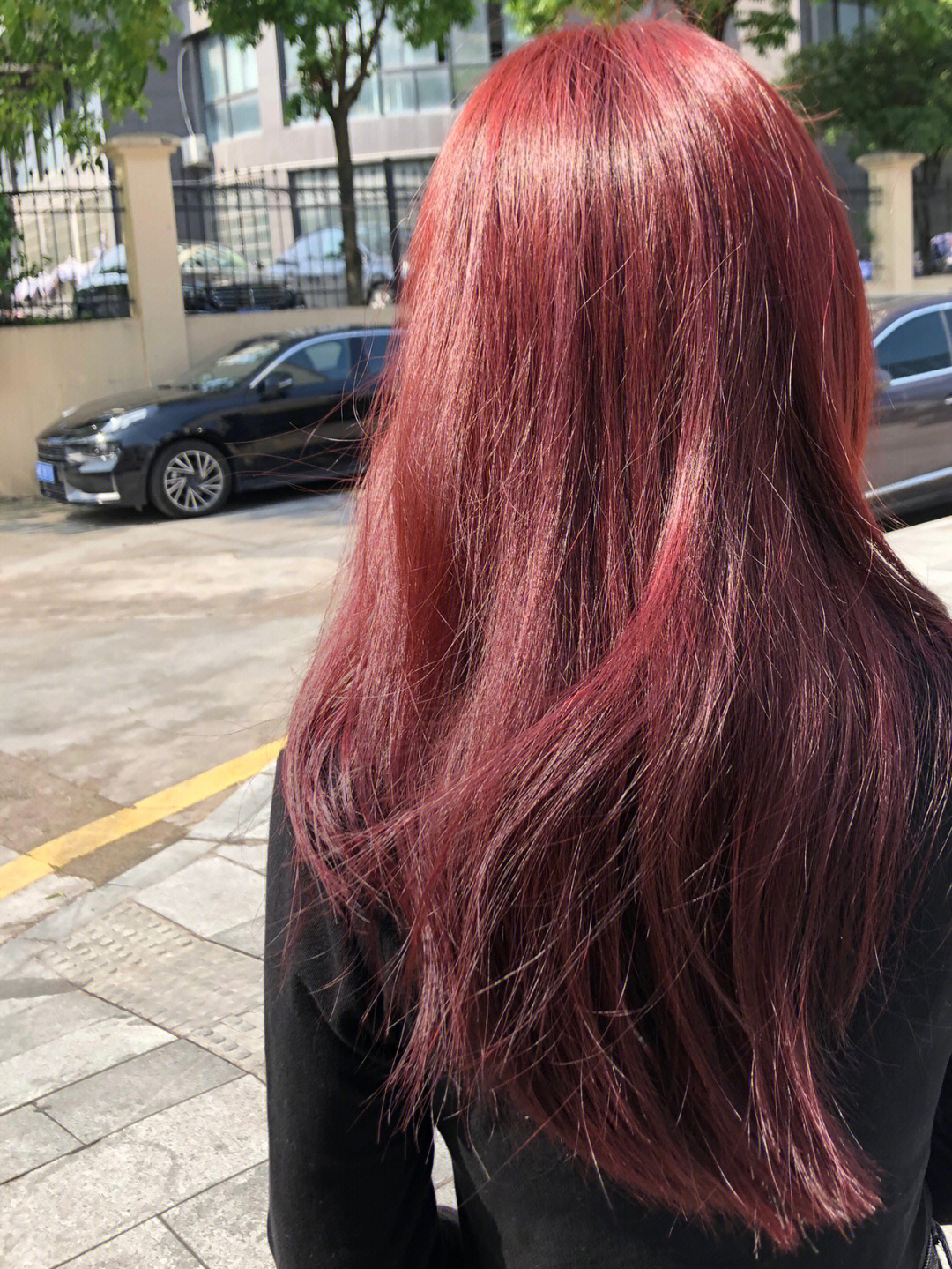 终于染了红头发红发辣妹