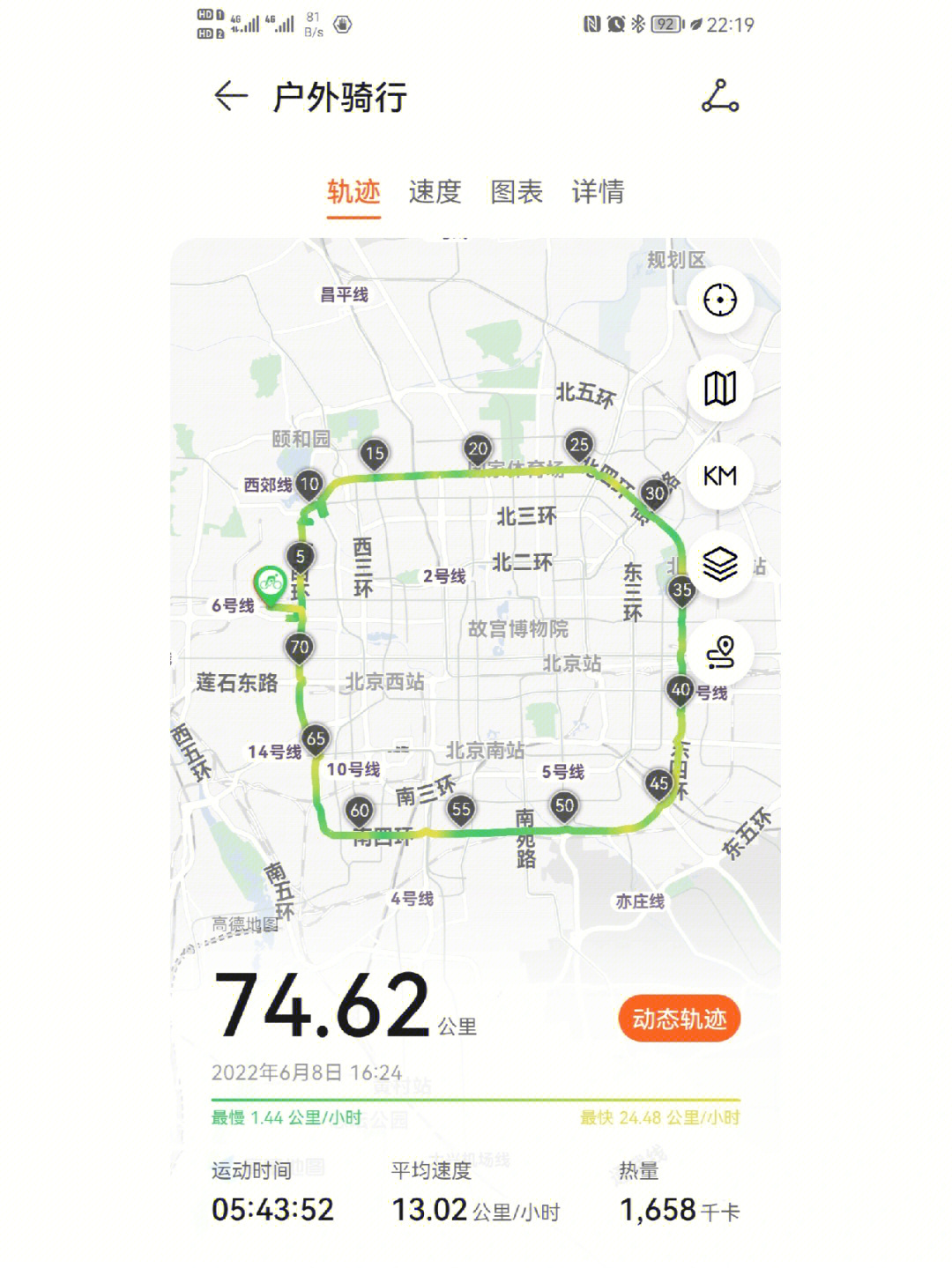 北京骑行共享单车骑四环06