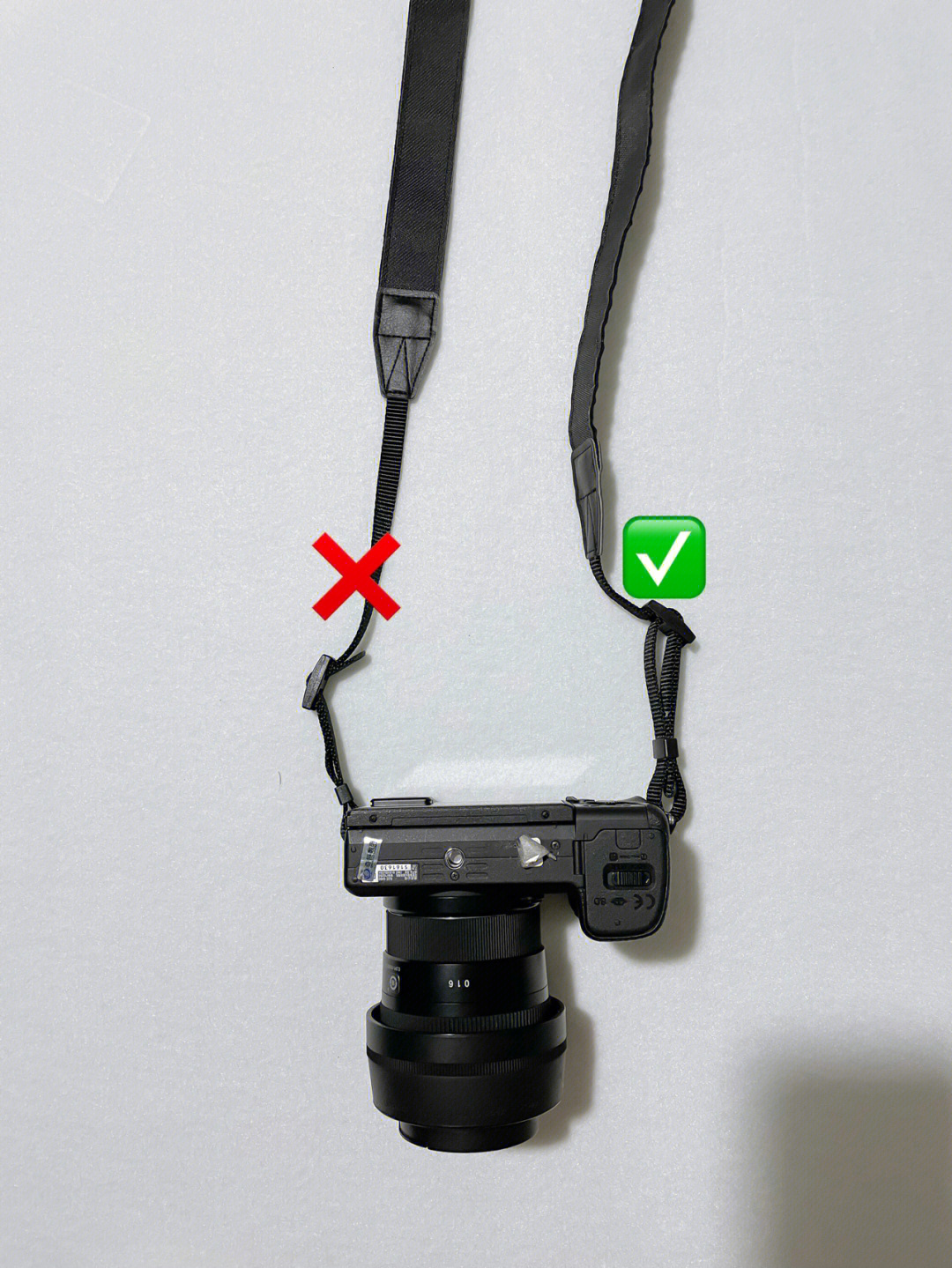 相机背带怎么装图解图片