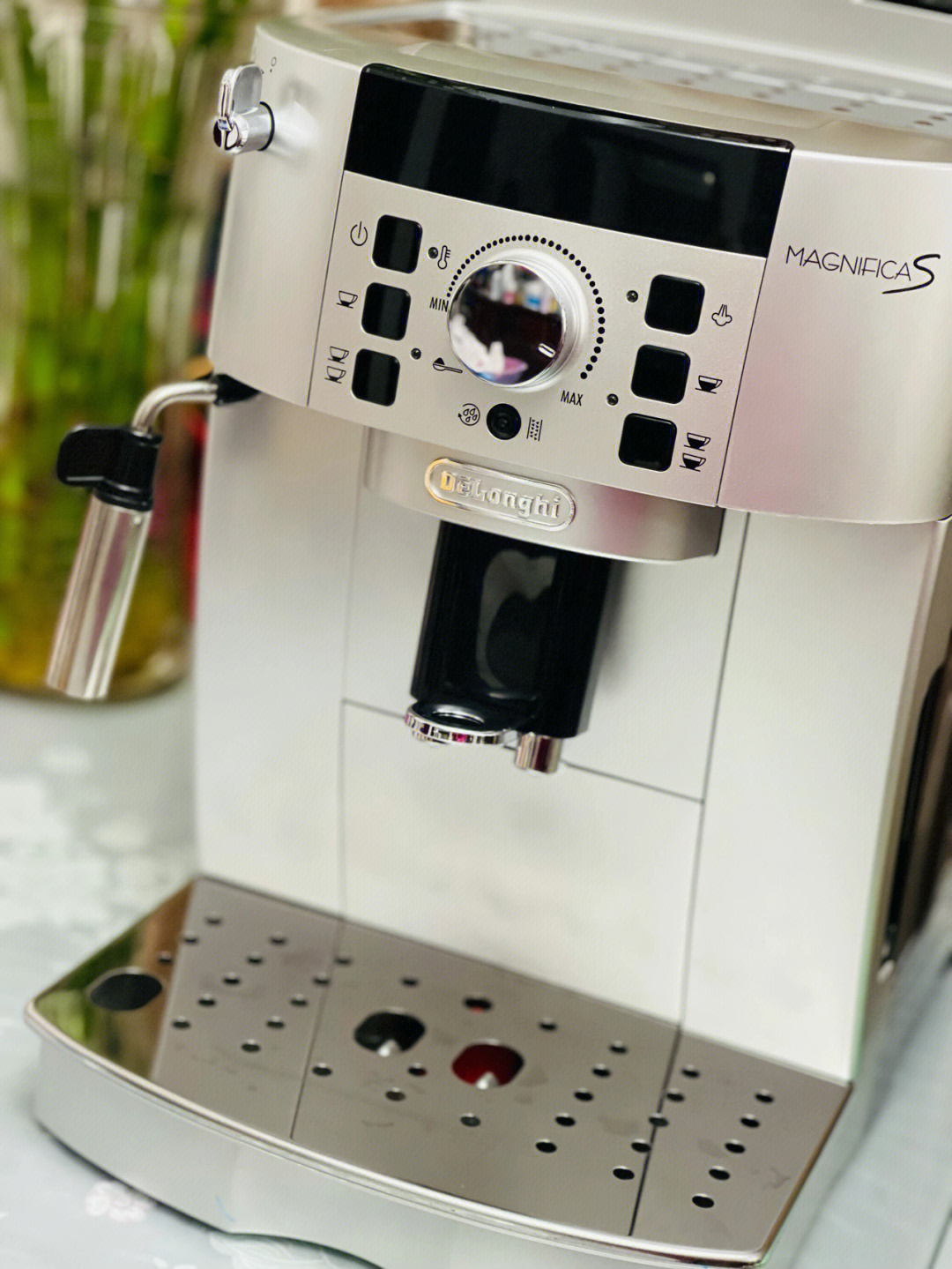 德龙(delonghi)全自动咖啡机 意/美式办公室家用咖啡机可打奶泡研磨