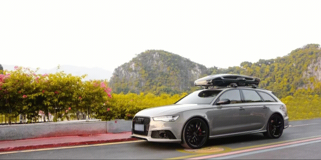 rs6车顶行李箱图片