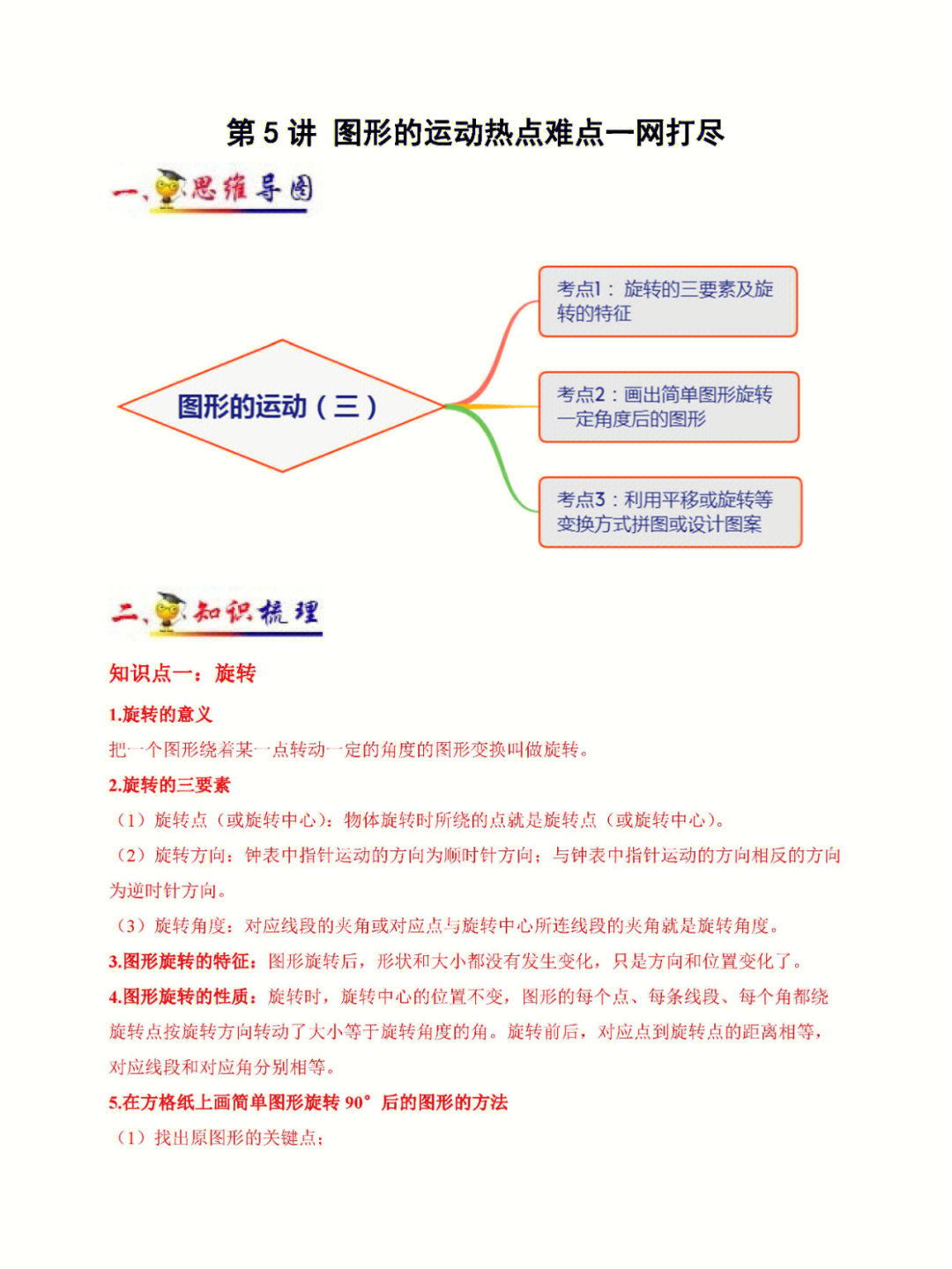 图形的运动资料图片