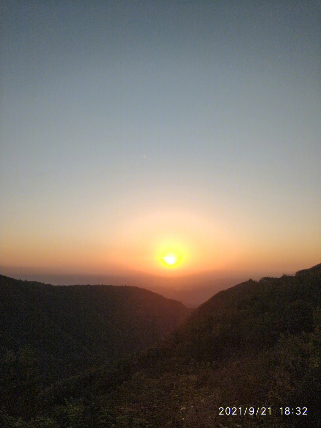 关中八景之一骊山晚照