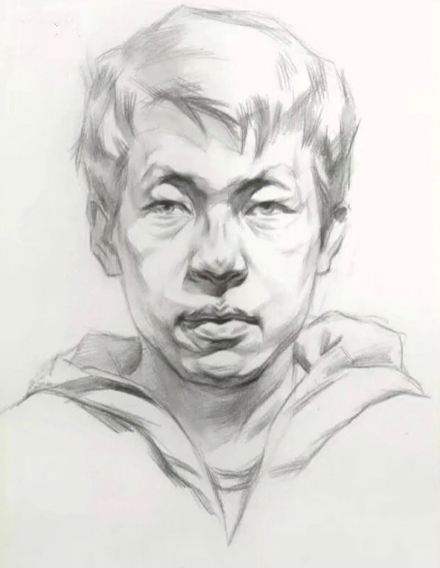 素描结构头像素材分享系列