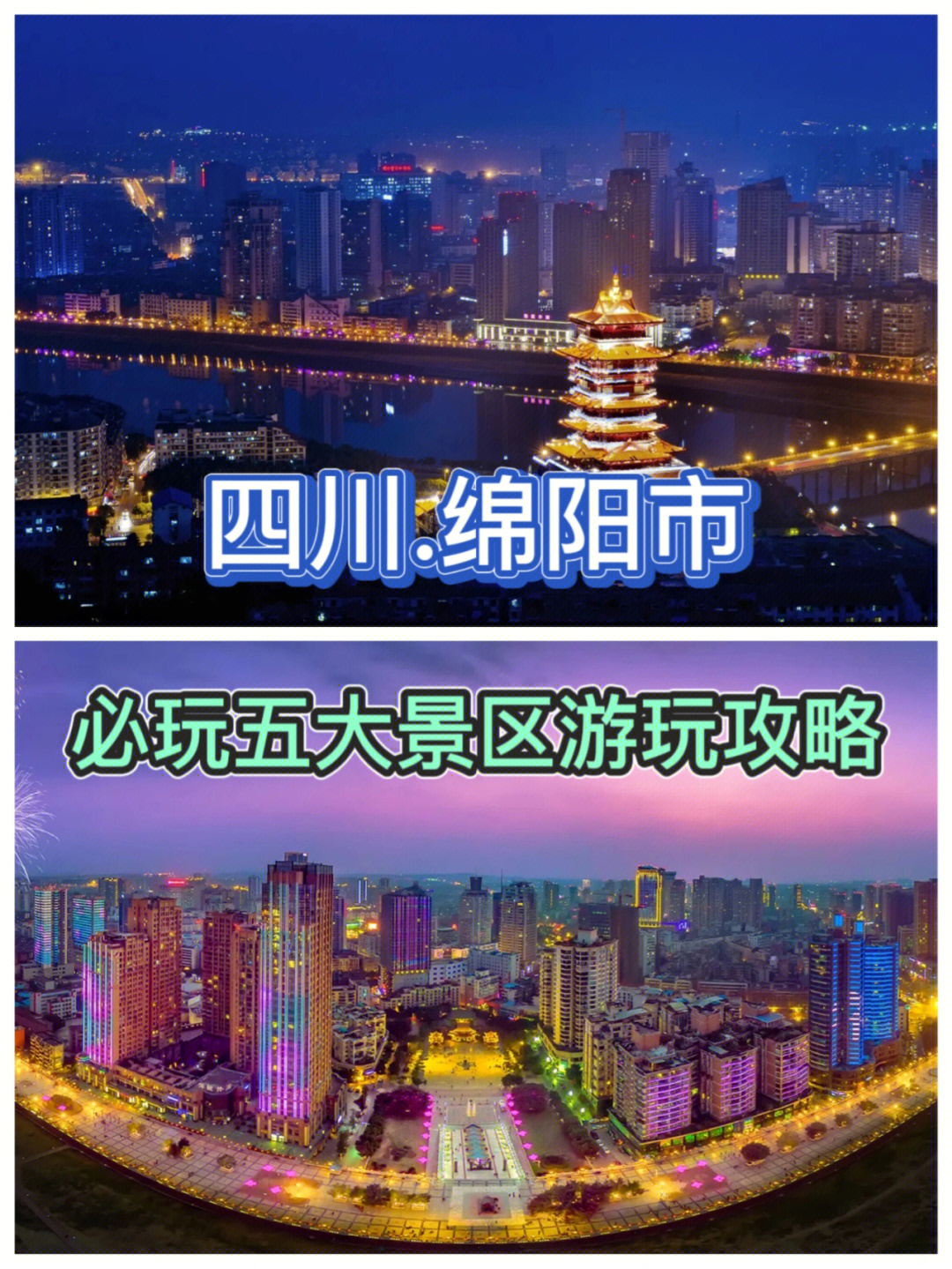 绵阳市旅游景点排名图片