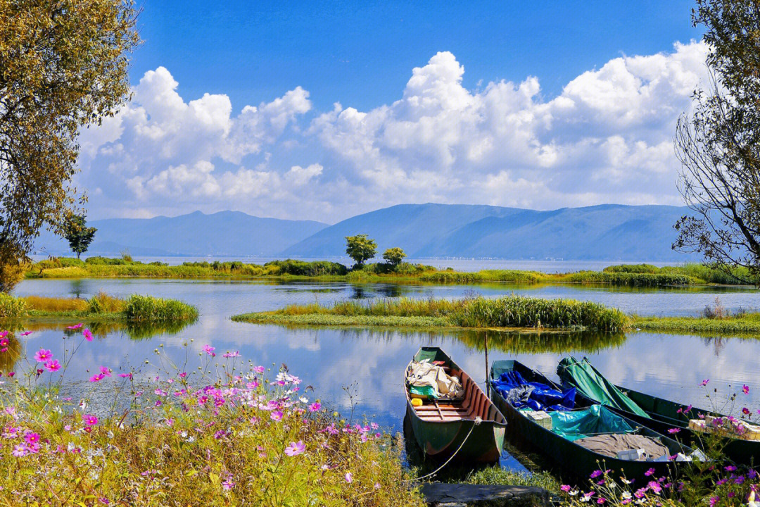 洱海与苍山风景