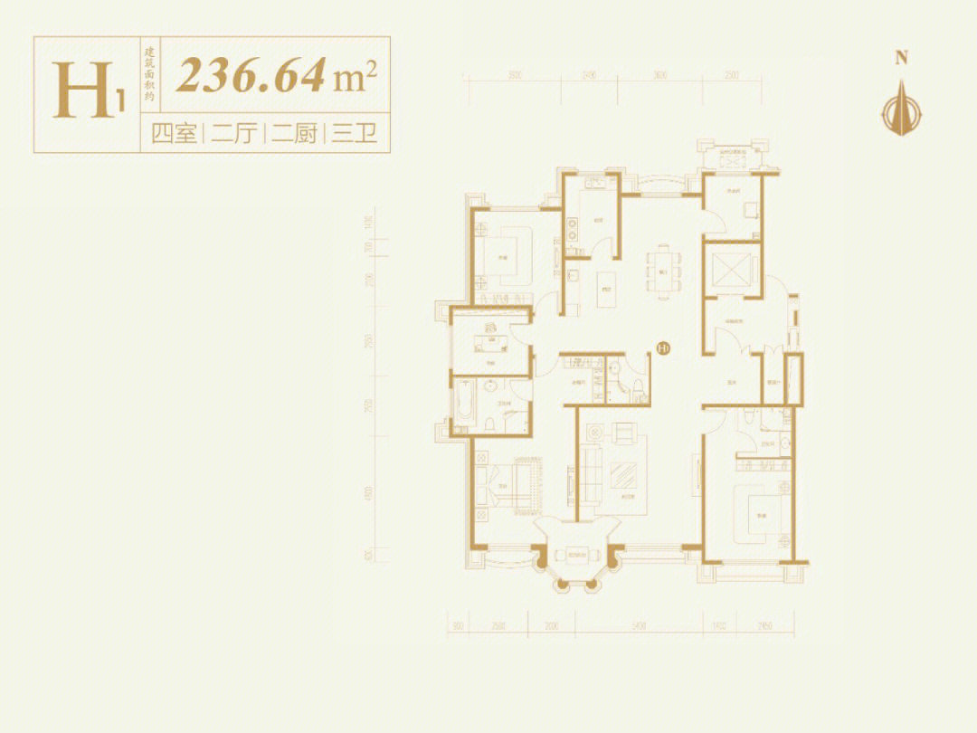 安吉观山悦户型图图片