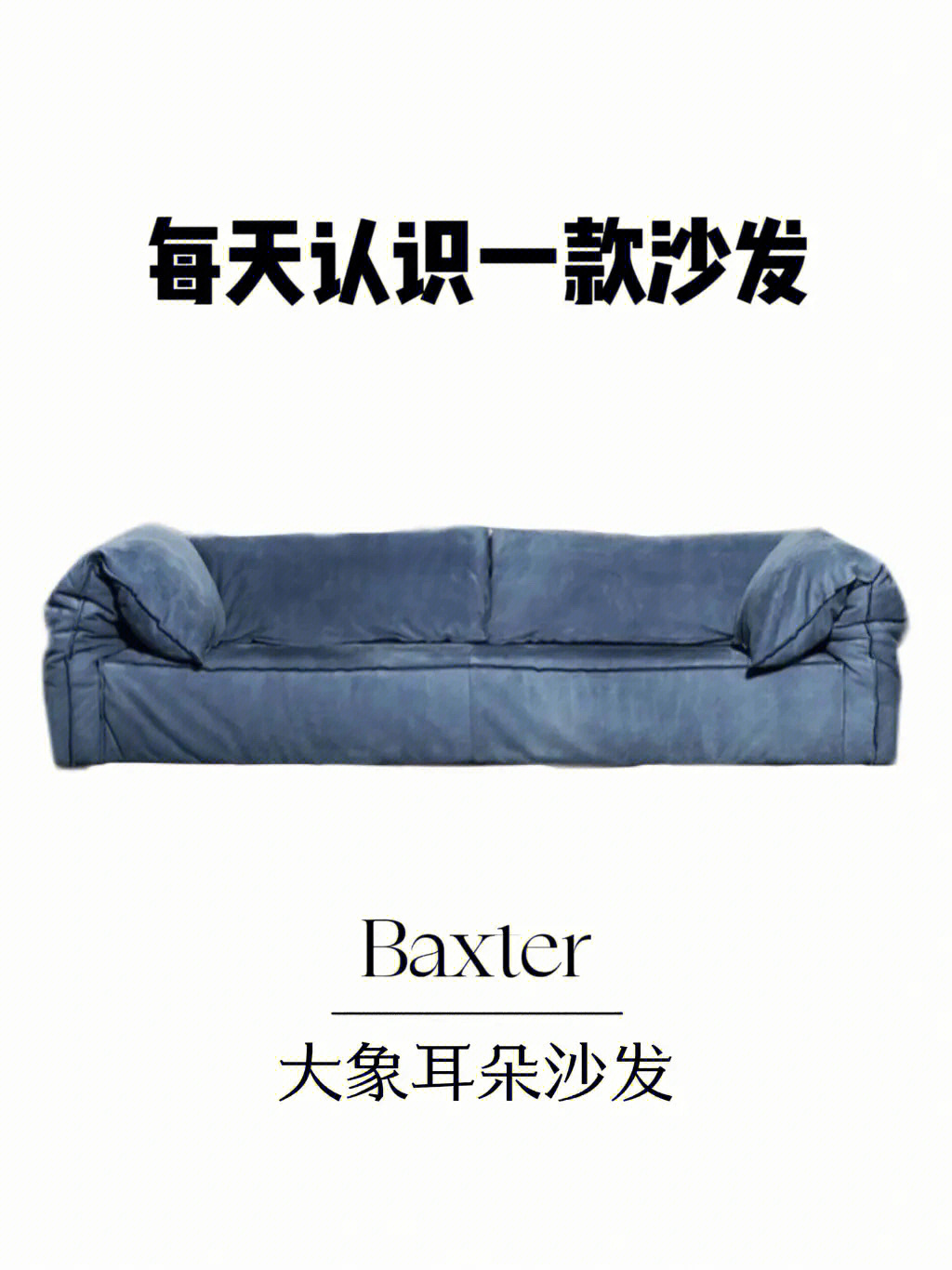 大象耳朵沙发baxter最近出货太多了