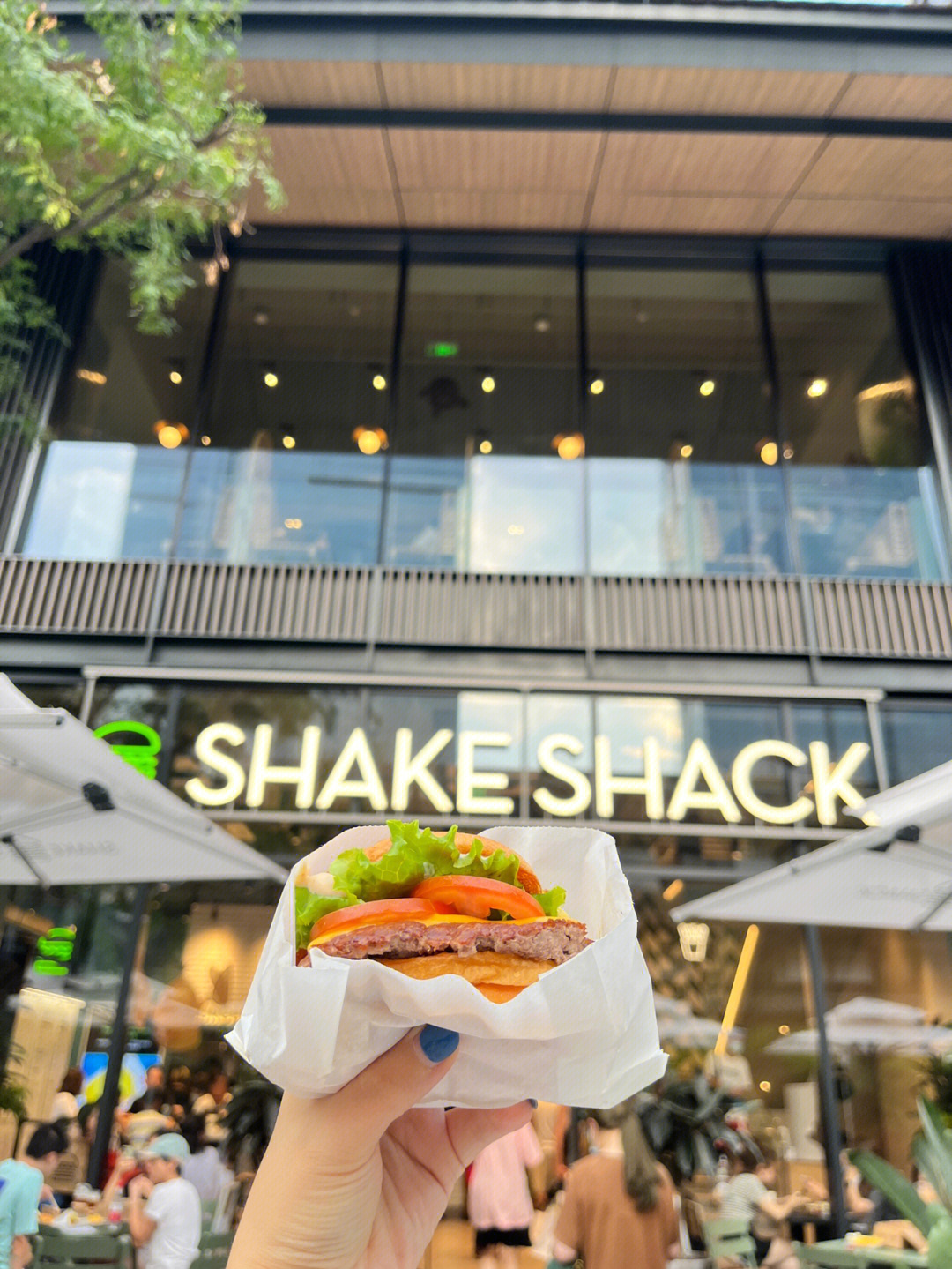 shakeshack汉堡南京图片