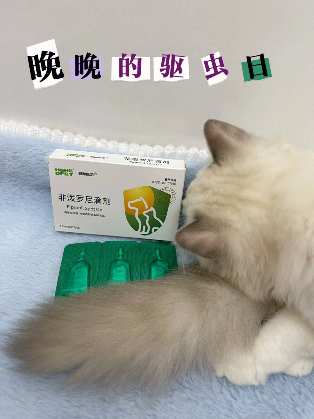 非泼罗尼喷剂猫舔了图片