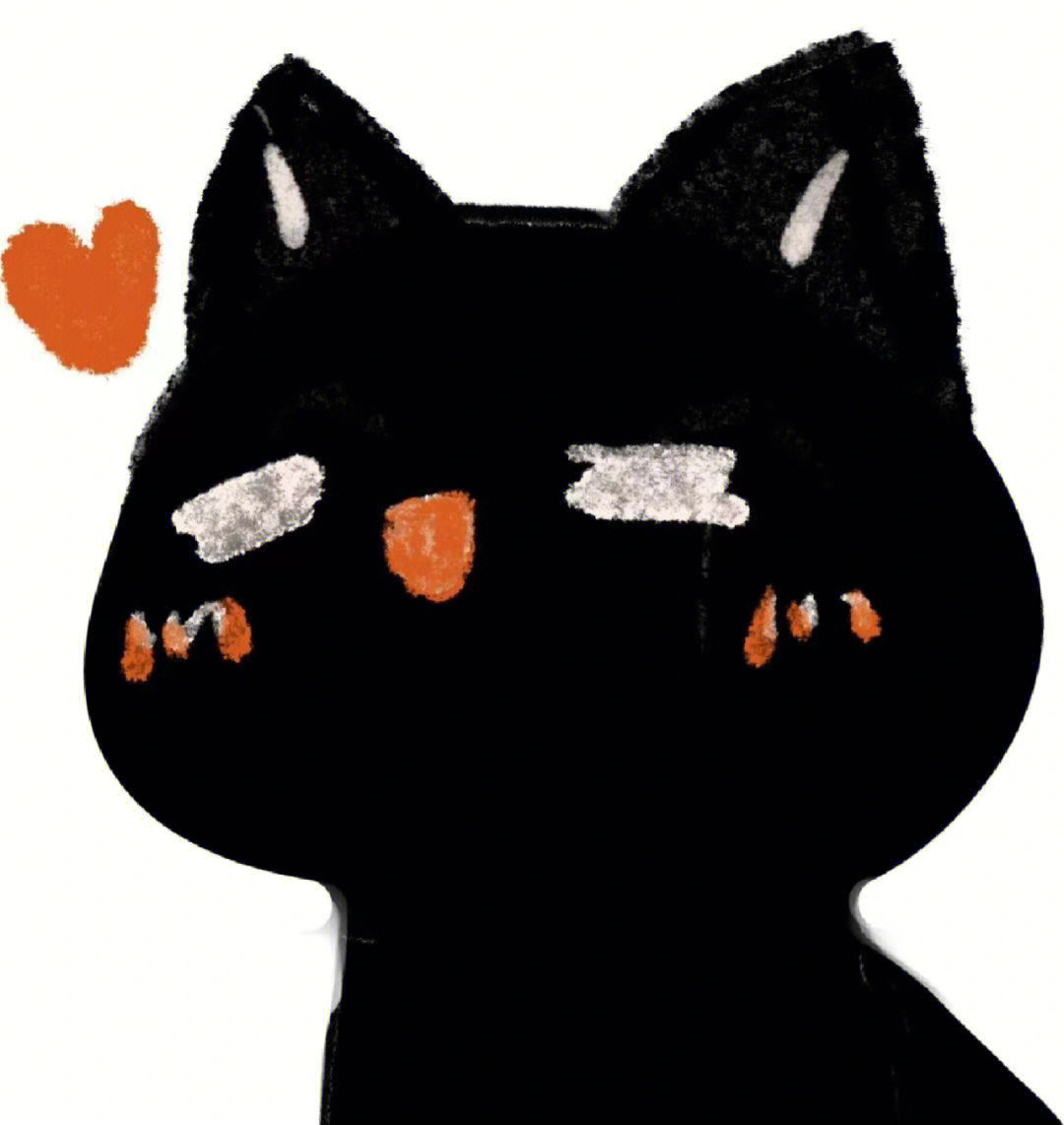 小黑猫表情包