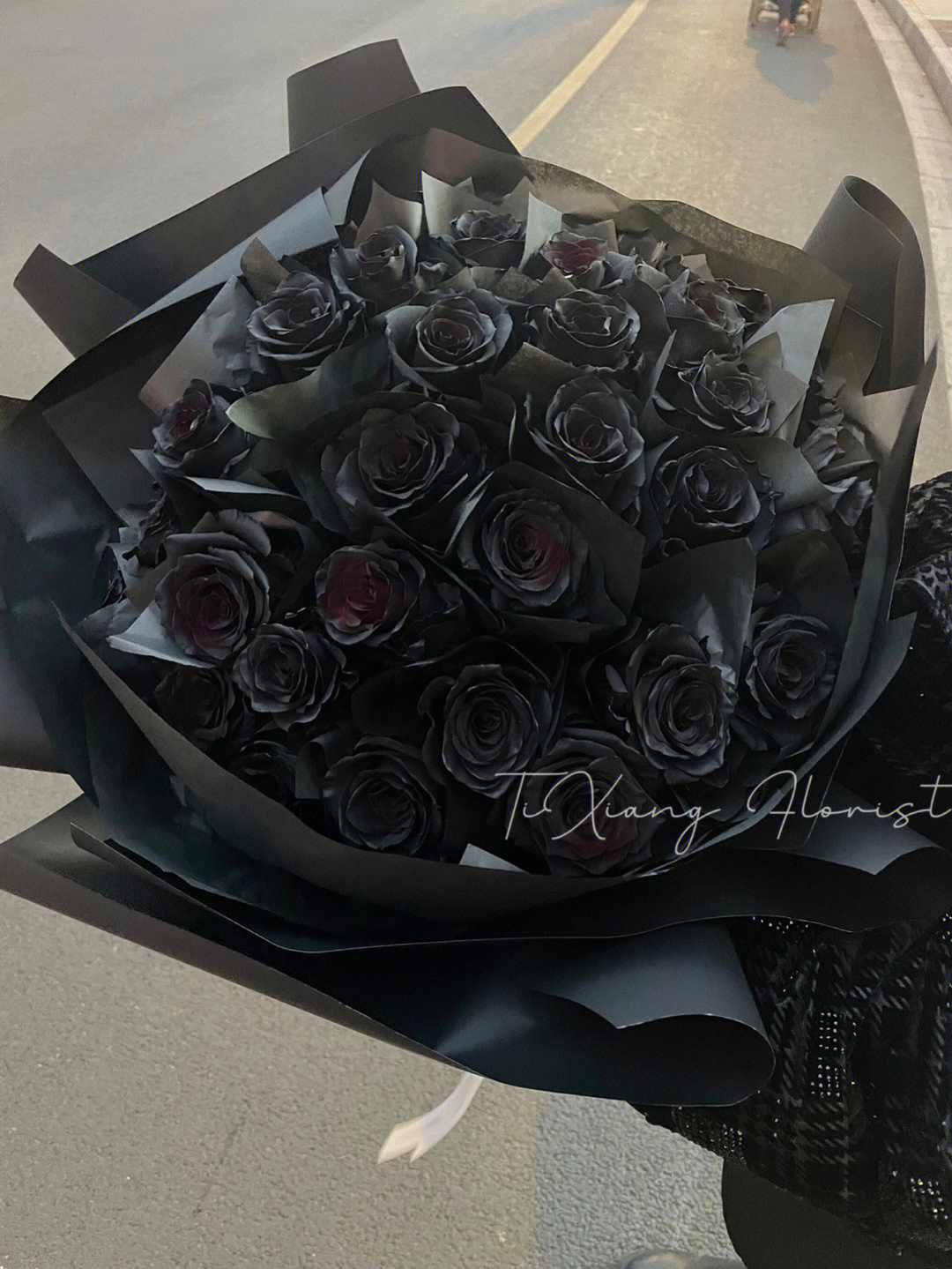 上海花店厄瓜多尔黑玫瑰