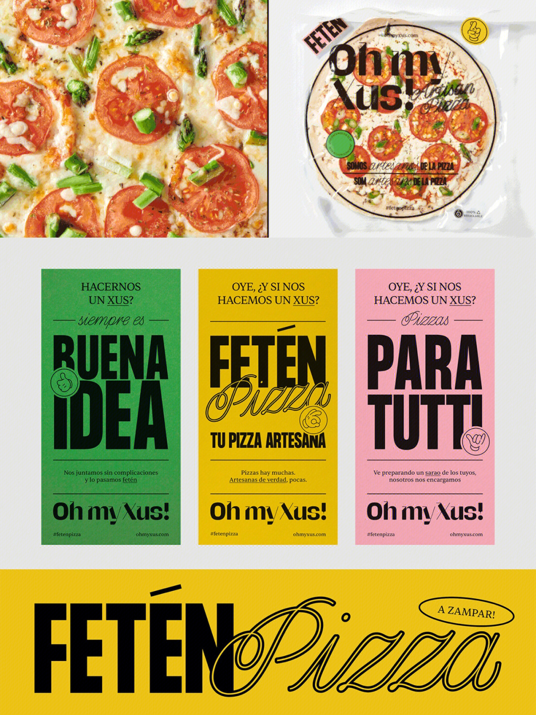 披萨餐厅vi设计海报设计字体logo设计