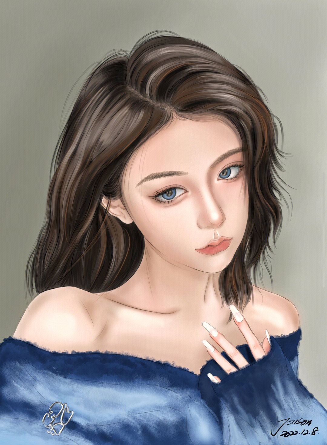 procreate绘画人像画