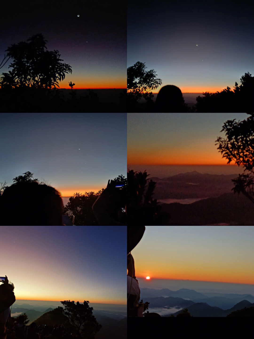 日出的变化过程图片图片