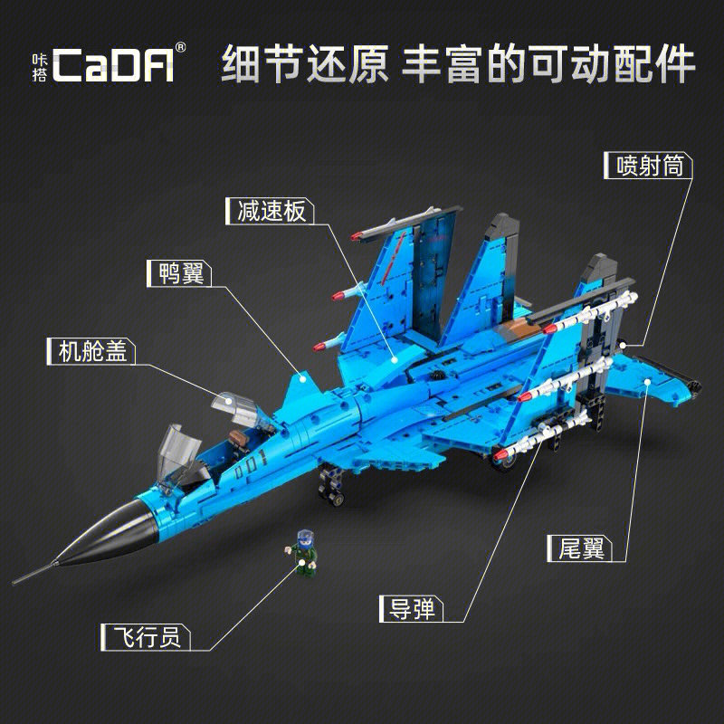 歼15战斗机拼图教程图片