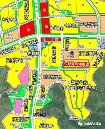汉峪片区,毗邻龙奥片区和汉峪金谷,占据济南核心城市资源;自然资源得
