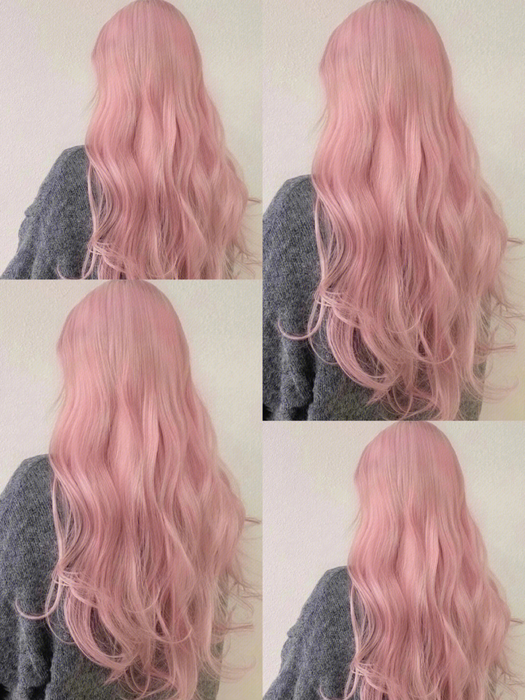 仙气十足超级可爱贈显白发色 仙女发色粉色头发还是忍不住漂了头发给