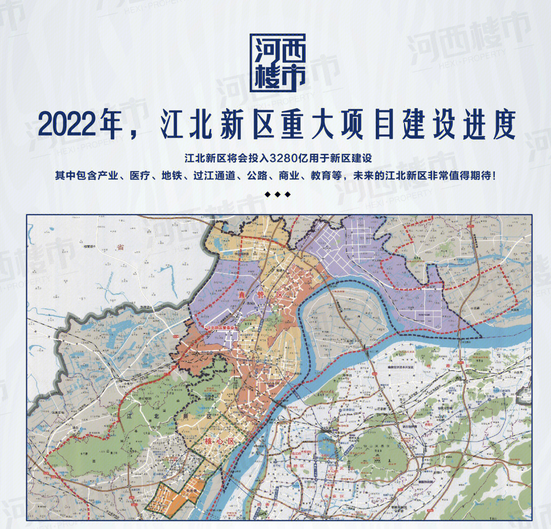 2022年江北新区48项重大项目进度