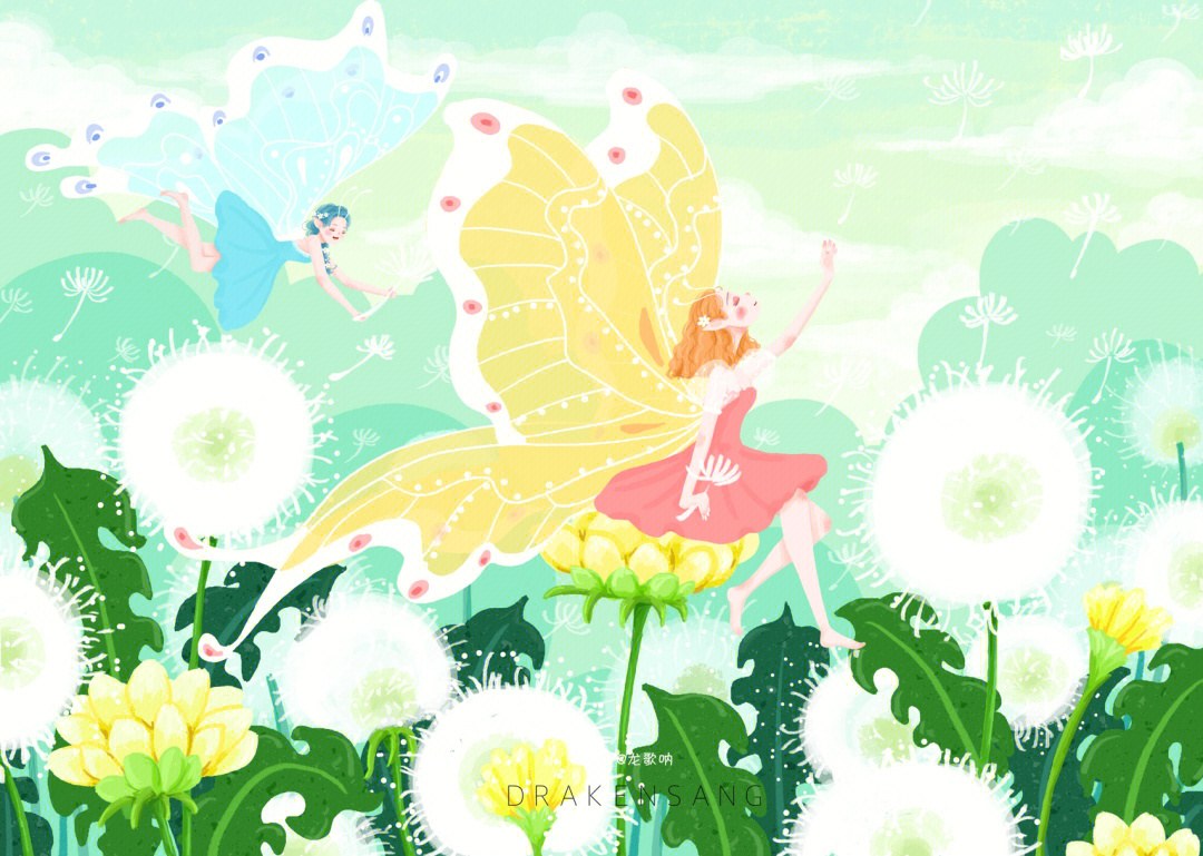 蝴蝶精灵英语图片