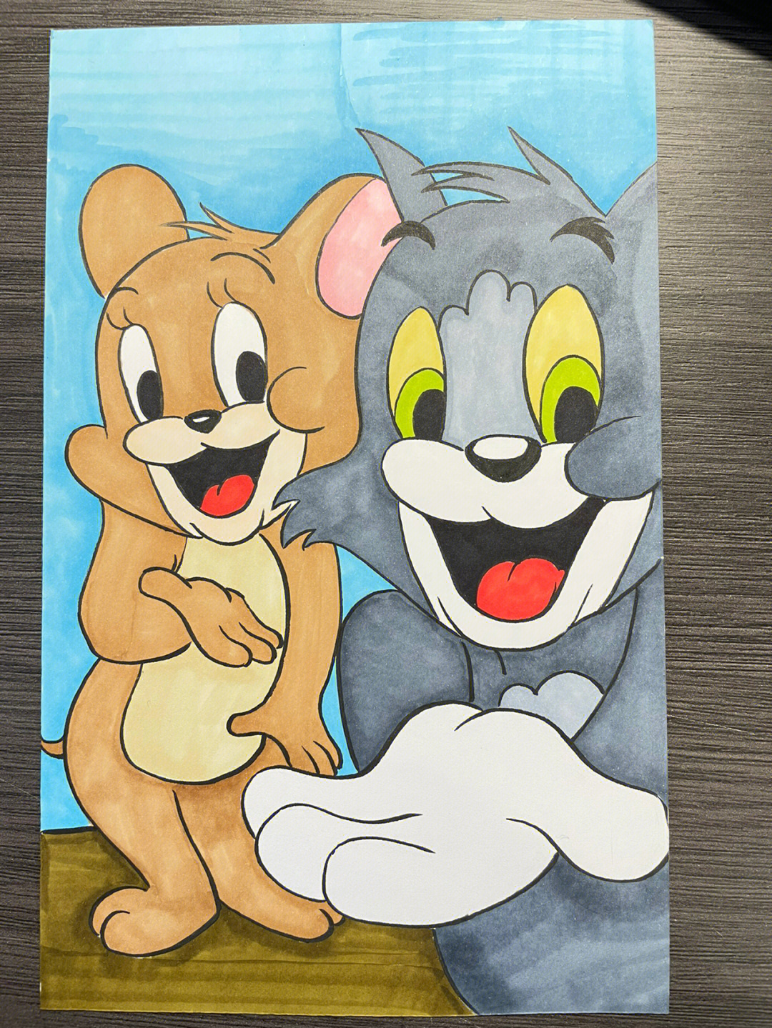 猫和老鼠绘画作品图片